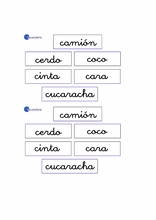 Vokabular Spanisch zu lernen3
