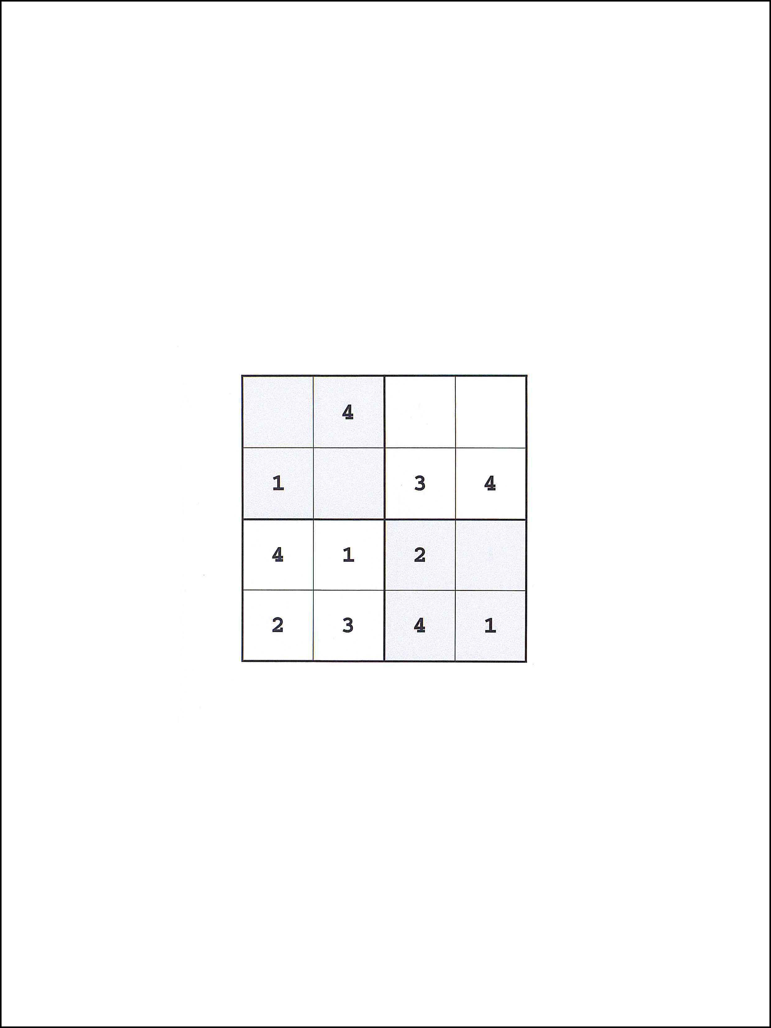 Sudoku 4x4 81