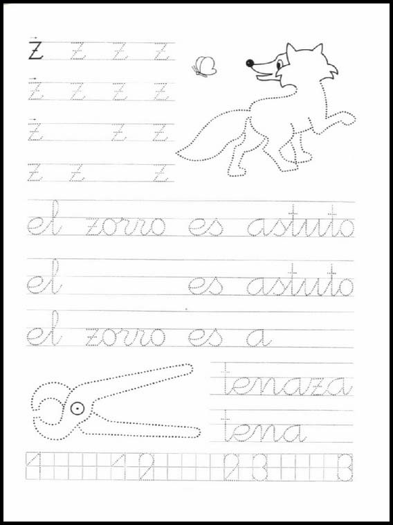 Verbinde die Punkte. Spanisch zu lernen 21