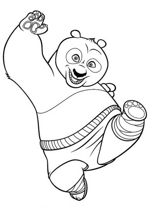 ausmalbilder kinder zum ausdrucken kung fu panda 34