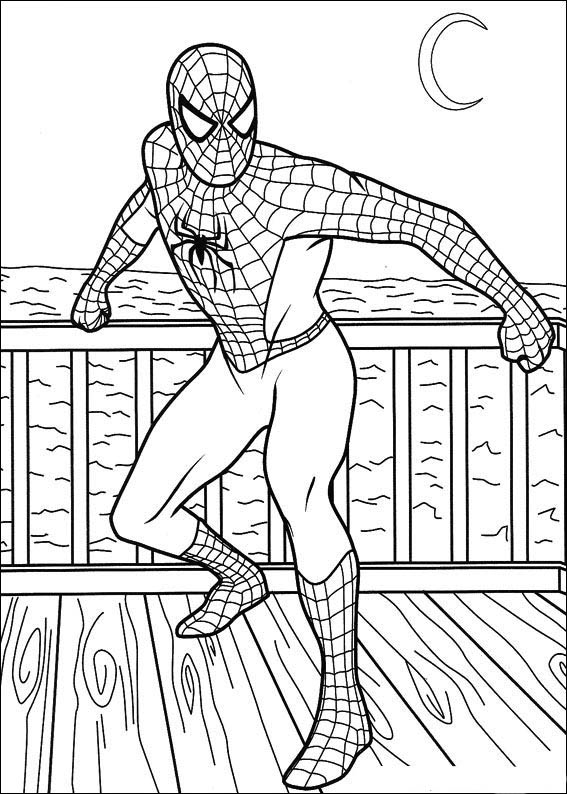 spiderman ausmalbilder 54
